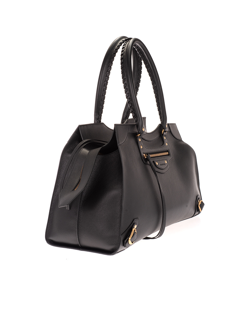 Balenciaga Neo Large Handbag In Black