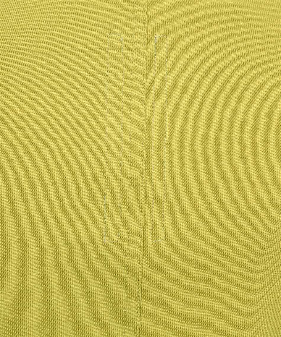 Rick Owens Round Collar Long Sleeve Sweater In Yellow