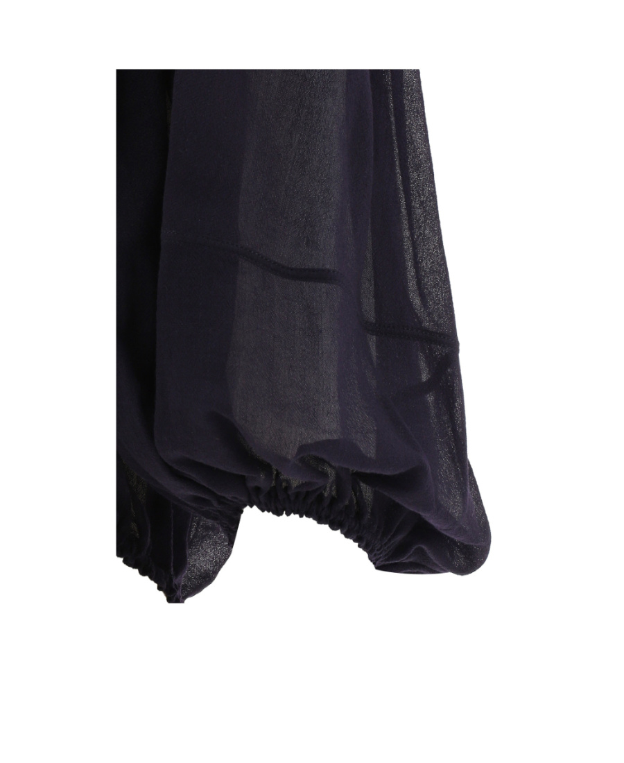 Chloé Long-sleeved Pleated Blouse In Black