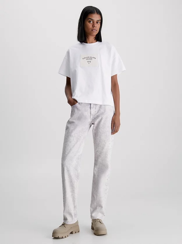 Calvin Klein Jeans Est.1978 Short-sleeved T-shirt In White