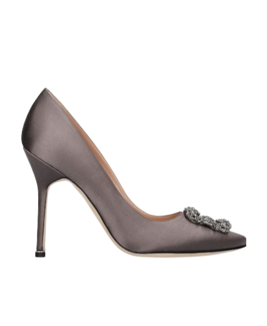 Manolo Blahnik Logo Shallow-mouthed High Heels