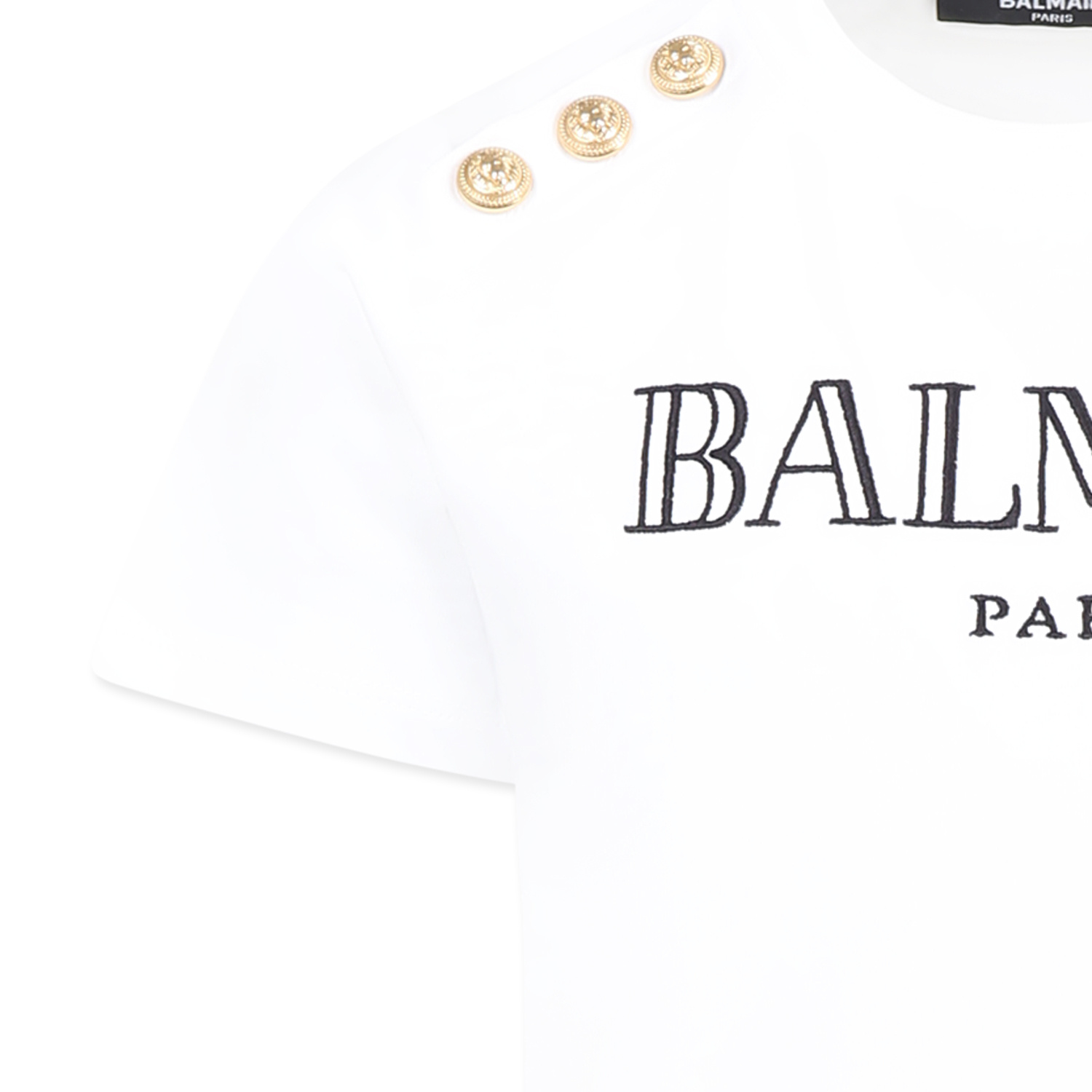 Balmain Short-sleeved T-shirt In White