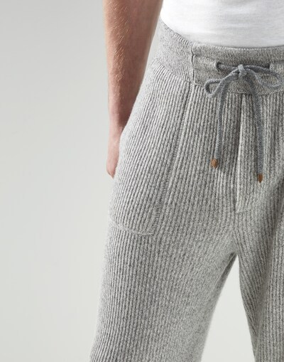 Brunello Cucinelli Rope Sweatpants In Gray