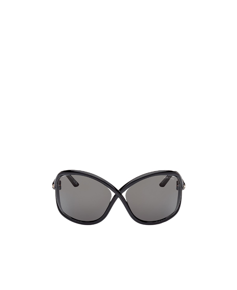 Tom Ford Eyewear Butterfly Frame Sunglasses In Black
