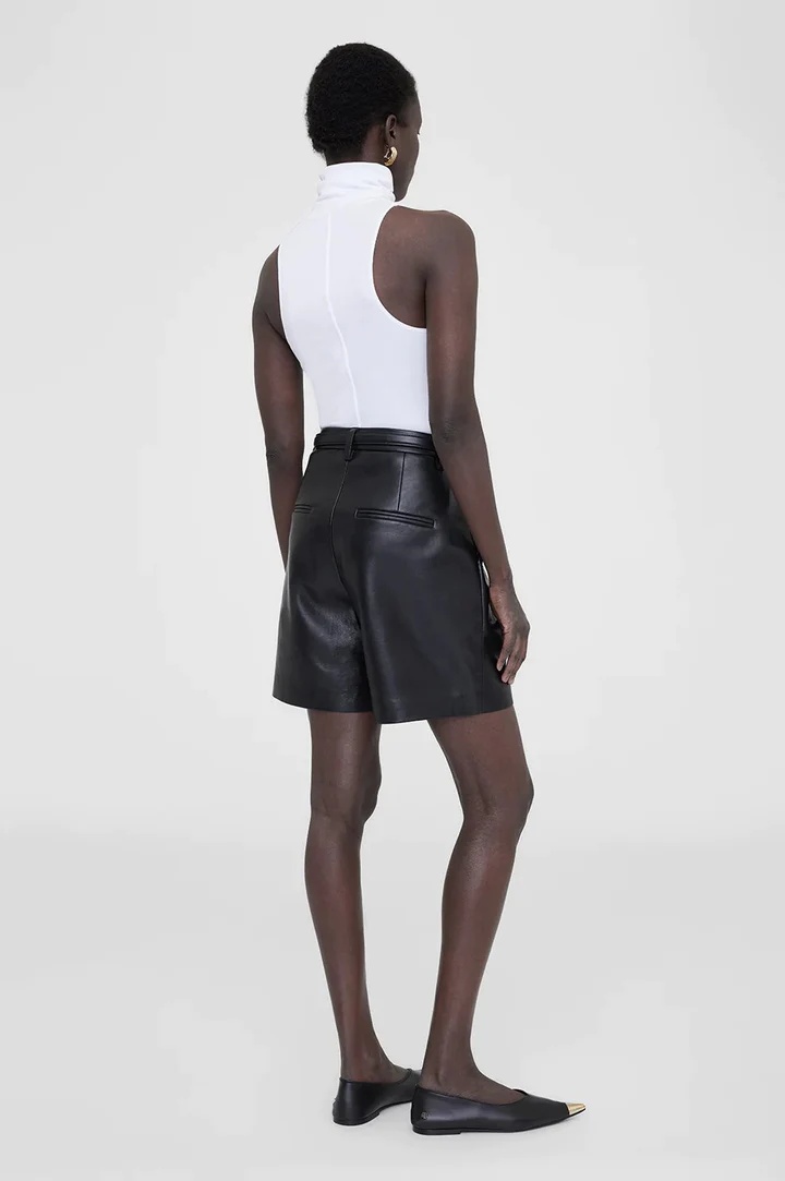 ANINE BING JENNIE ROLL-NECK TANK TOP