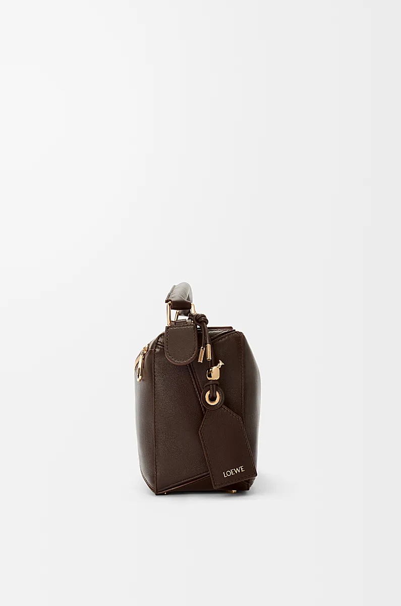 Loewe Small Puzzle Shoulder Bag In Brown