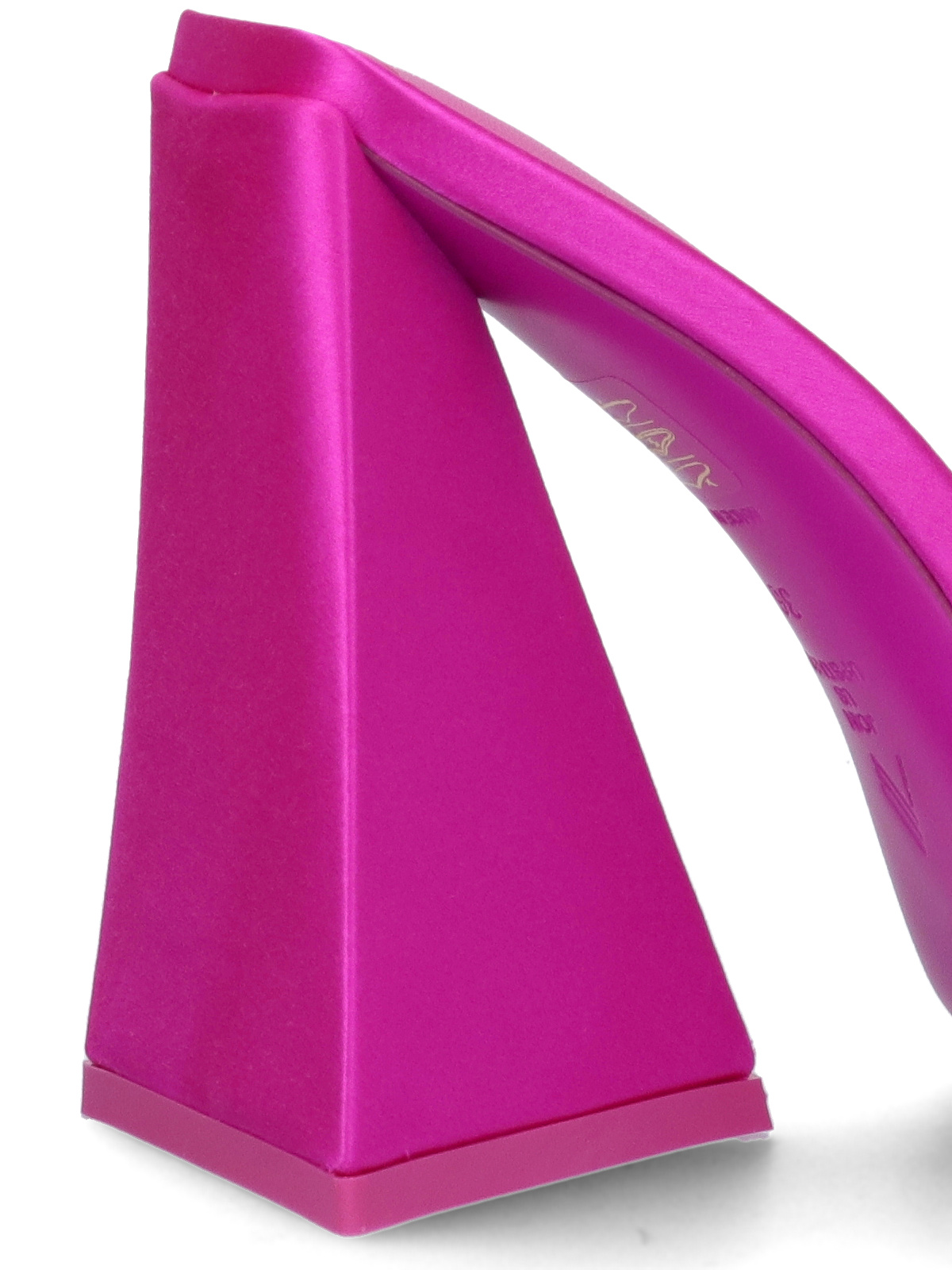 Attico Devon 115mm Satin Finish Sandals In Pink