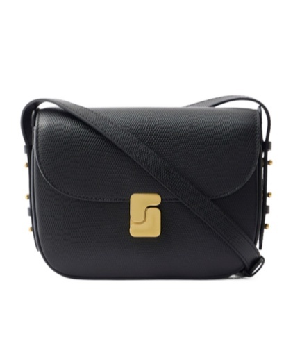 Soeur Flap Shoulder Bag In Black