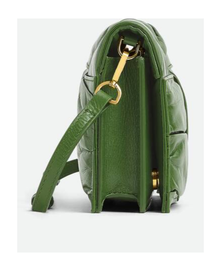 Bottega Veneta Cassette Cross Body Bag In Green