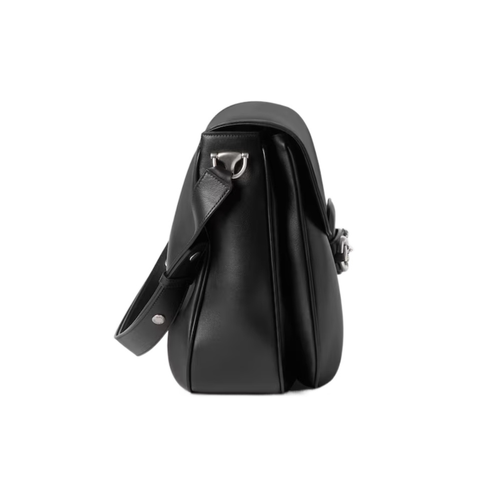 Gucci Horsebit 1955 Aura Large Crossbody Bag In Black