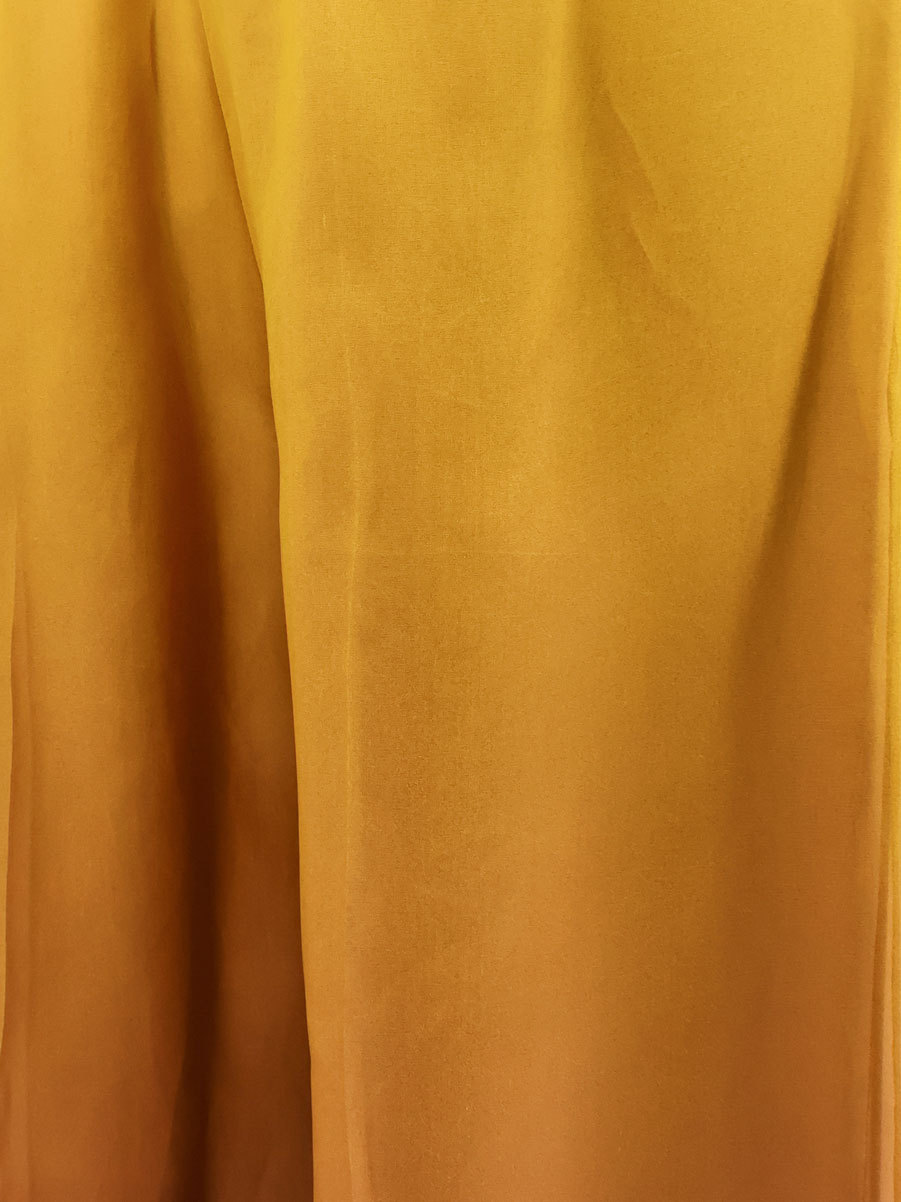 Max Mara Baffo Silk Trousers With Shaded Effect In Brown