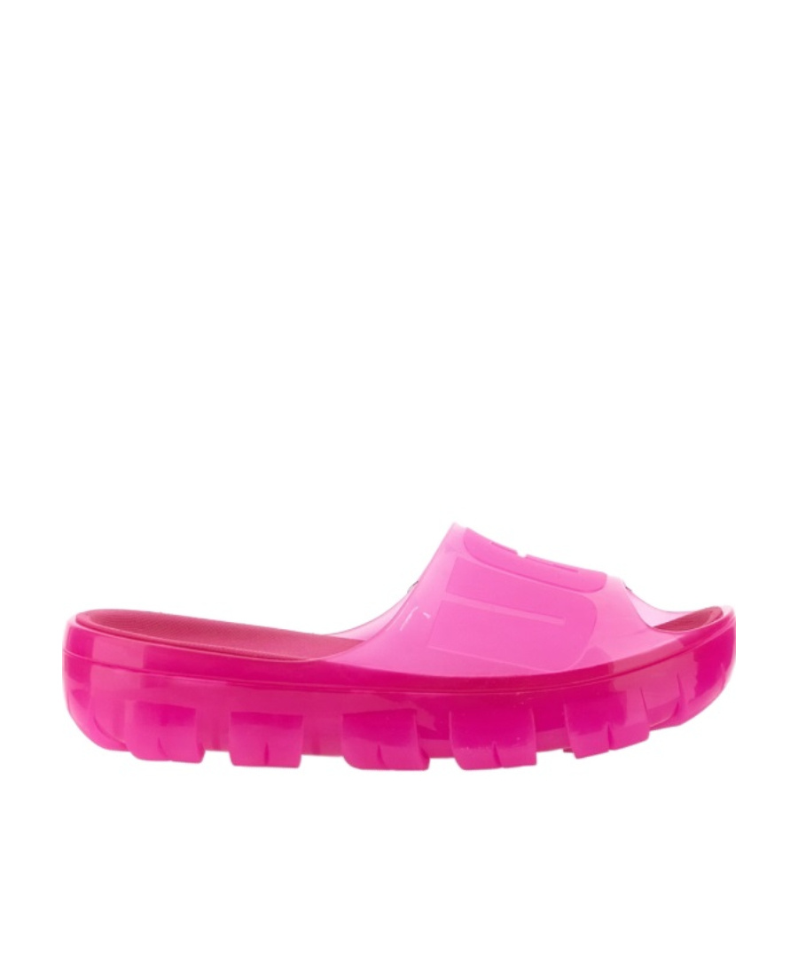 UGG UGG JELLA CLEAR PLATFORM SLIP-ON SLIDES