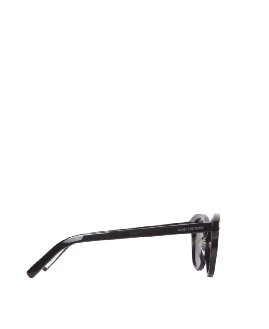 Saint Laurent Logo Sunglasses In Black