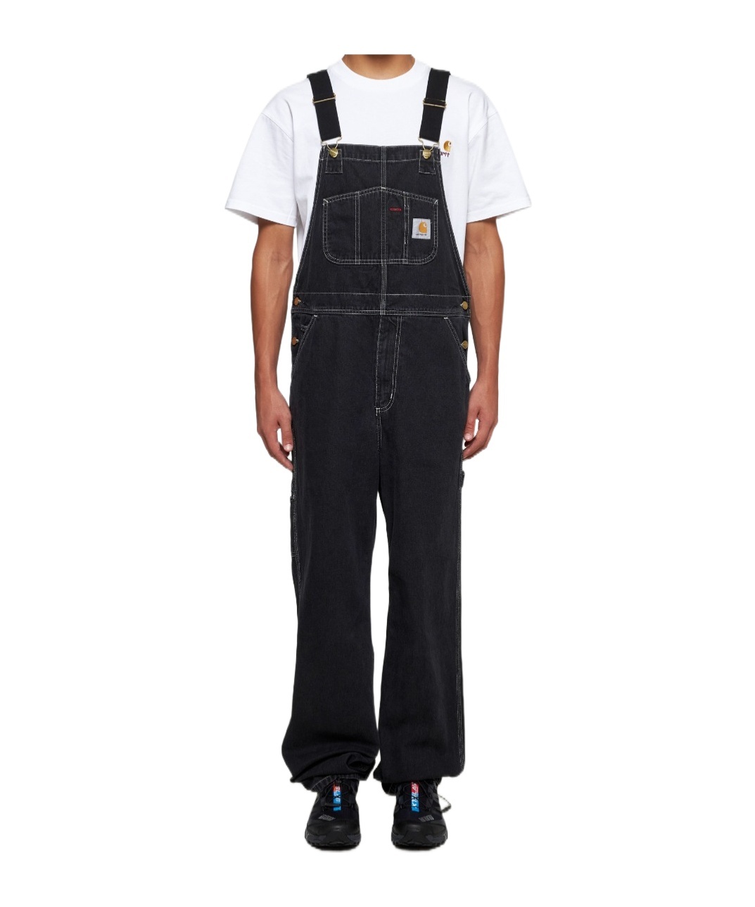 Shop Carhartt Wip Bib Overall In Black