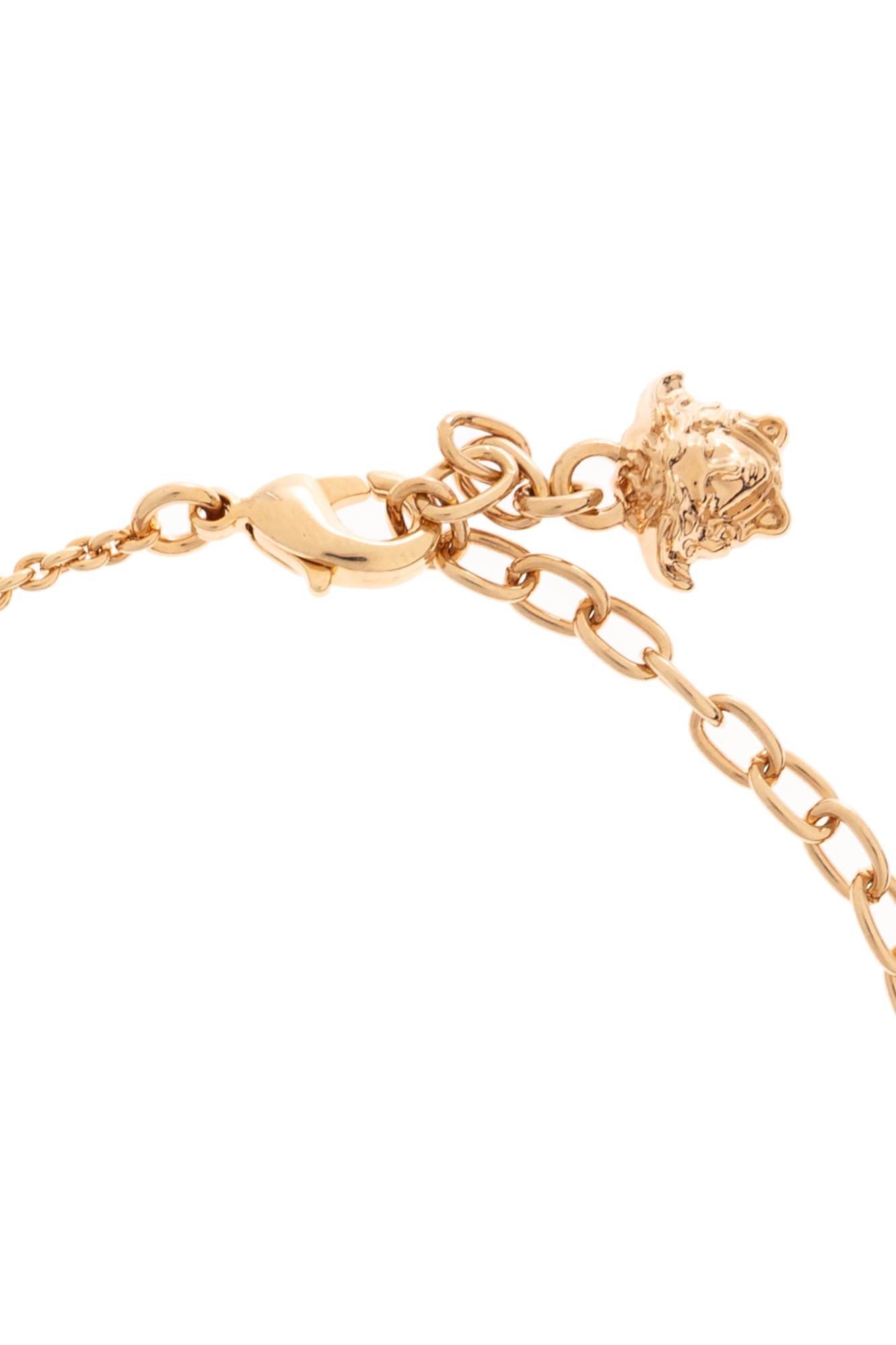 Versace Charm-embellished Bracelet In Gold