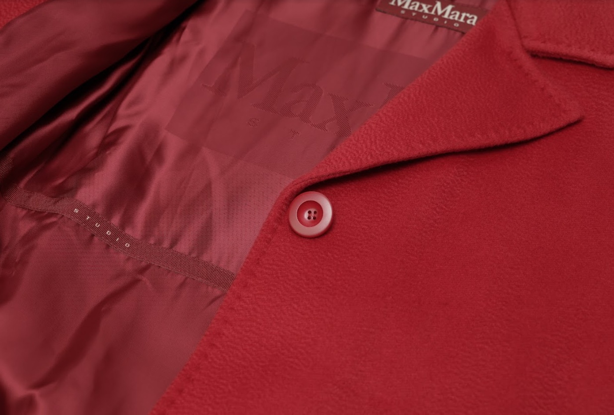 Max Mara Waist Coat In Red