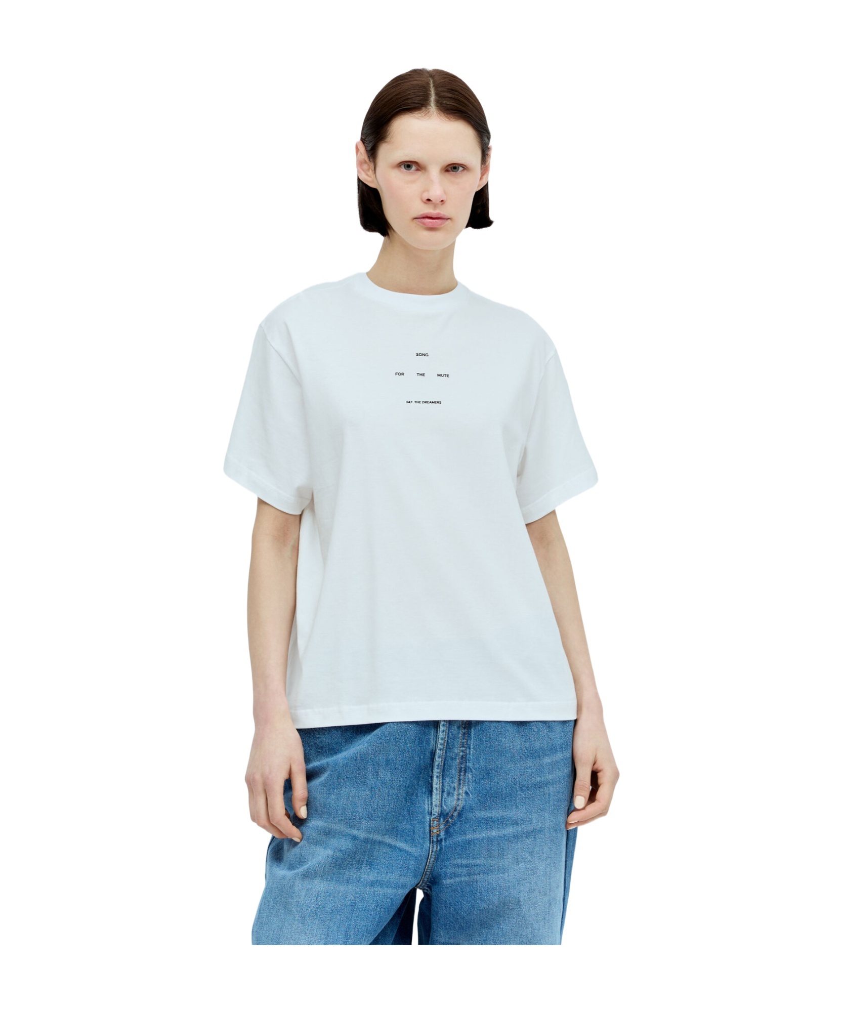 Song For The Mute Logo Print T-shirt In Blue
