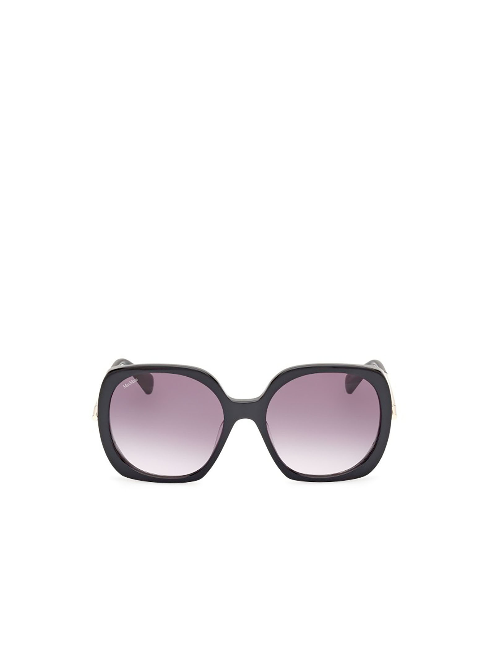 Max Mara Malibu Mixed-media Butterfly Sunglasses In Black