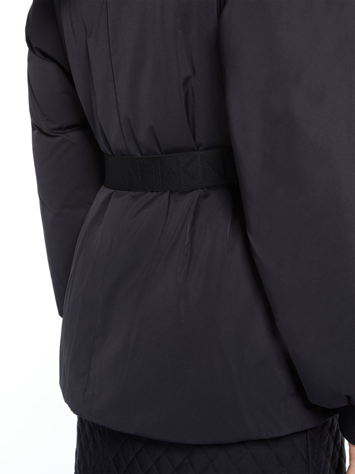 Weekend Max Mara Hooded Down Jacket In Black