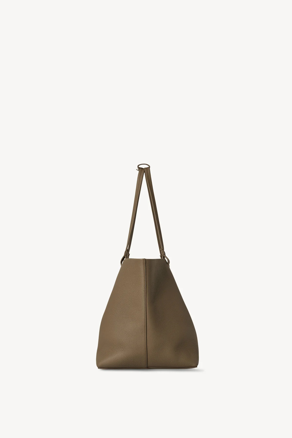 The Row Park Tote Three Bag In Leather In Brown