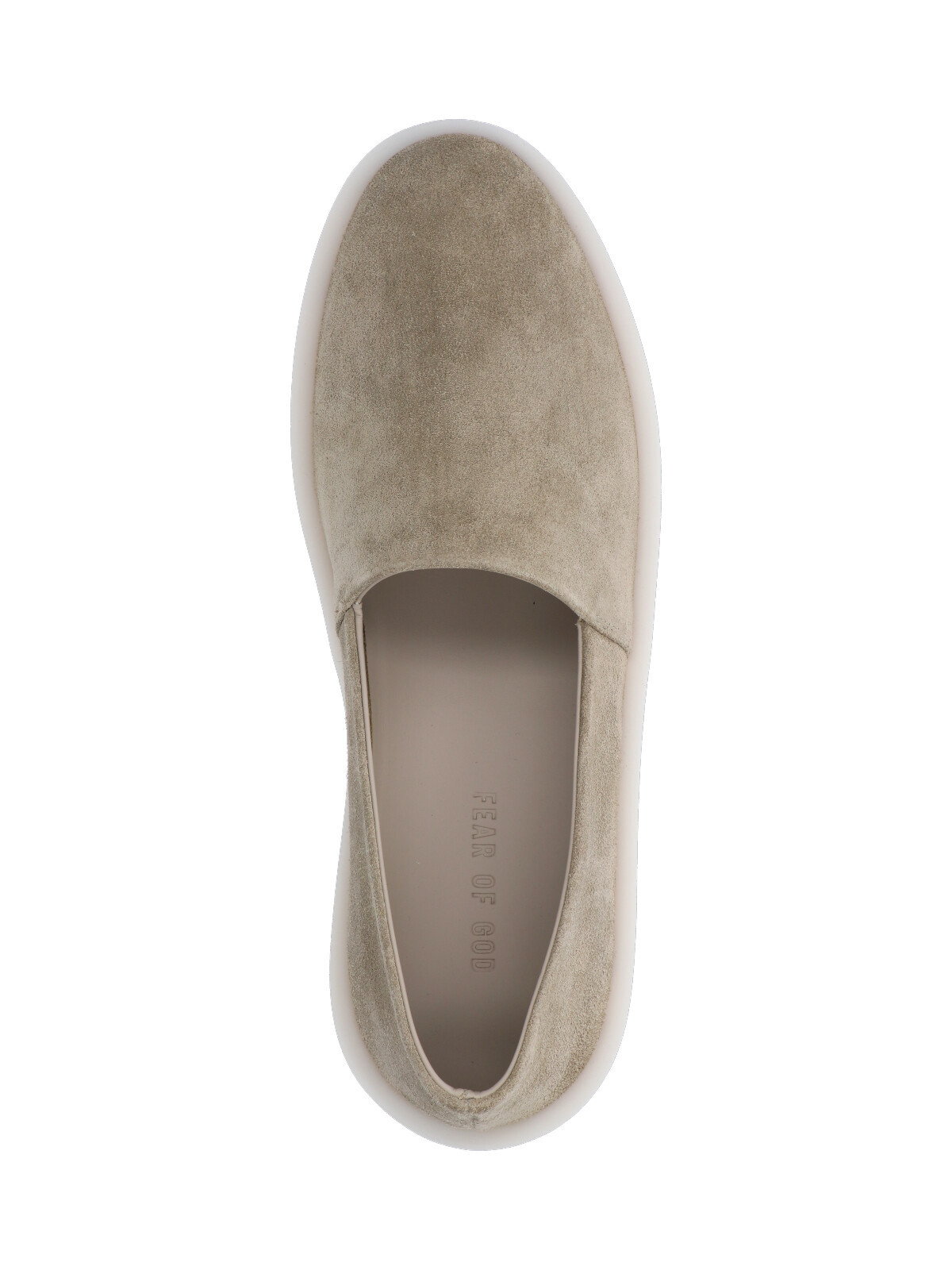 Fear Of God Round-toe Slip-on Loafers In Gray