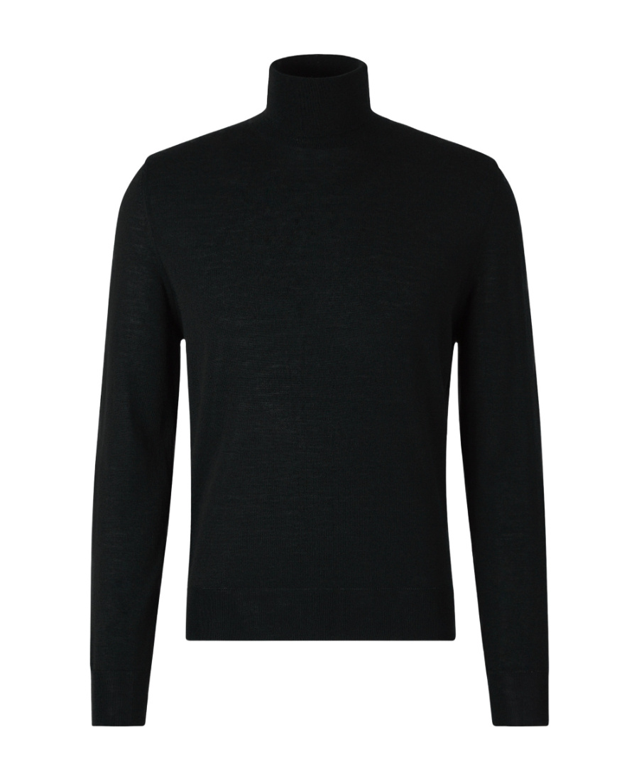 Canali High-neck Jumper In Black