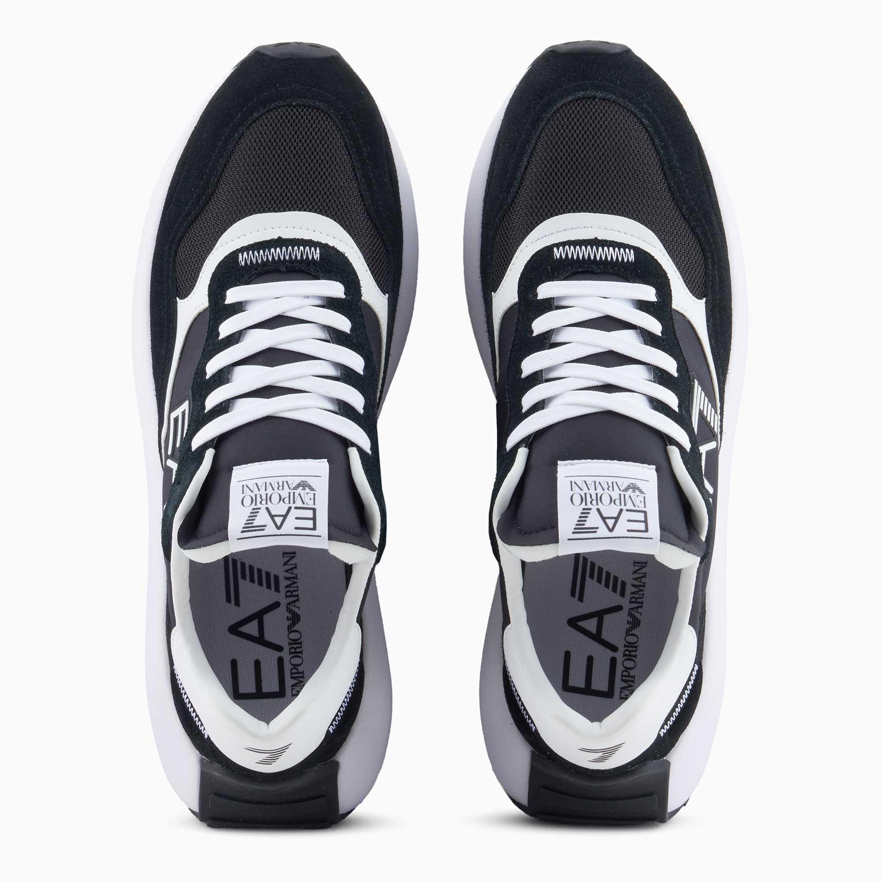 Ea7 Logo-print Low-top Sneakers