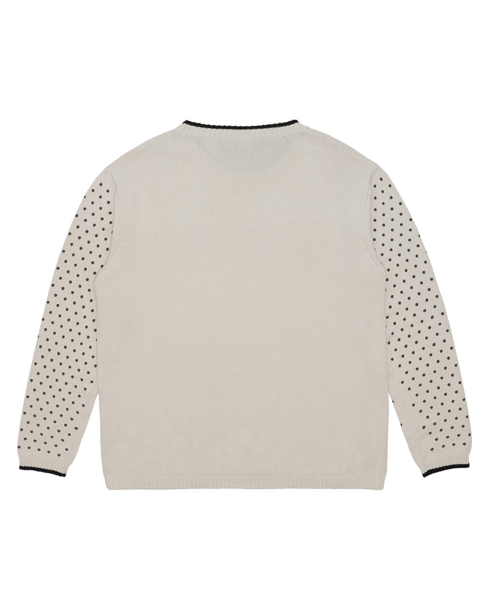 Weekend Max Mara Polka Dot Printed Pullover In White