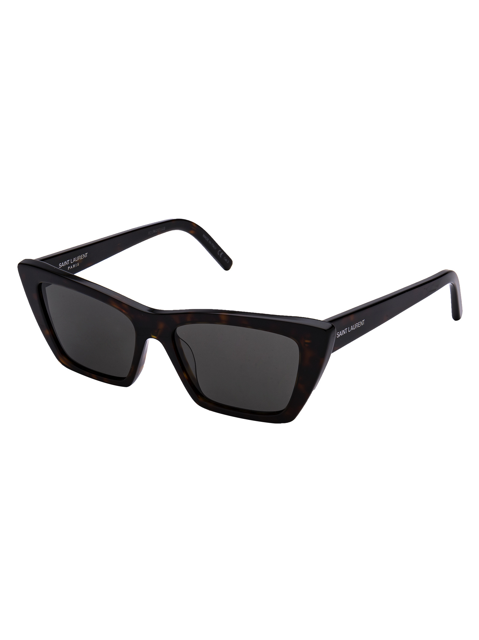 Saint Laurent Rectangular-frame Sunglasses In Black