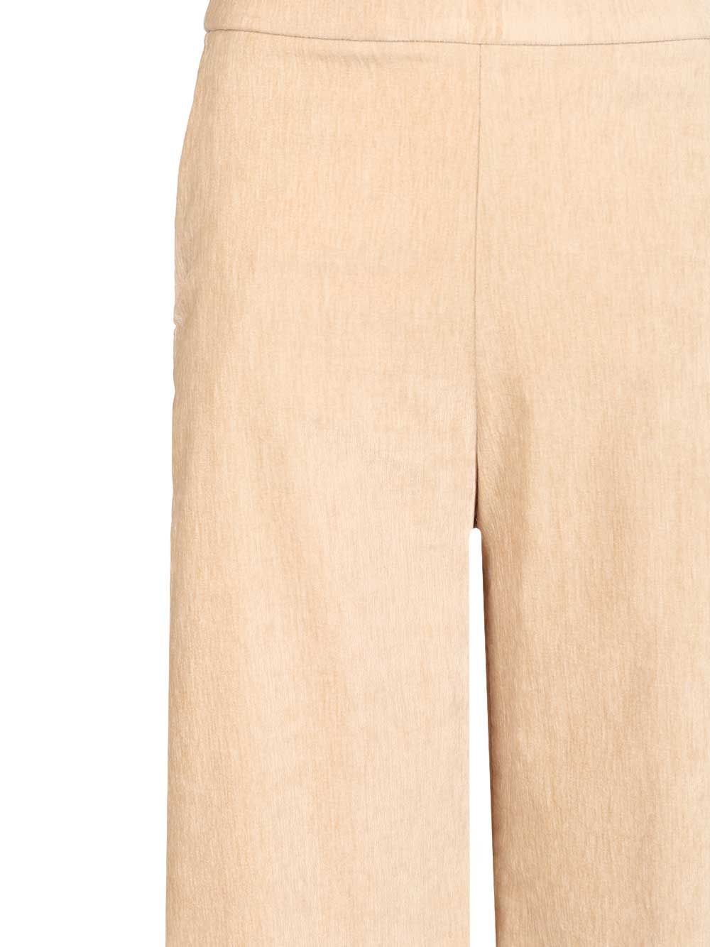 Forte Forte Double Velvet High Waist Pants In Neutral