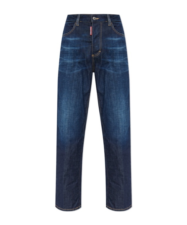 Dsquared2 Belt Loop Denim Trousers In Blue