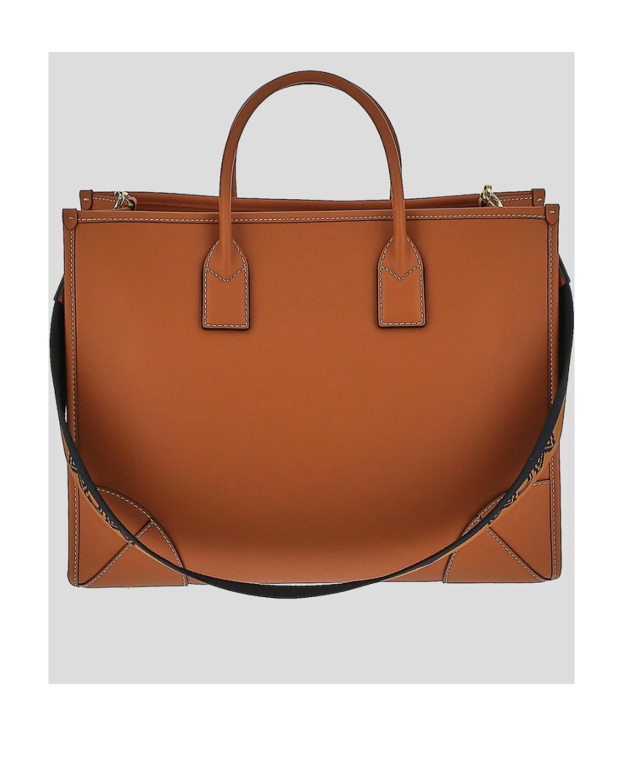 Mcm Logo Removable Shoulder Strap Shoulder Bag In Brown