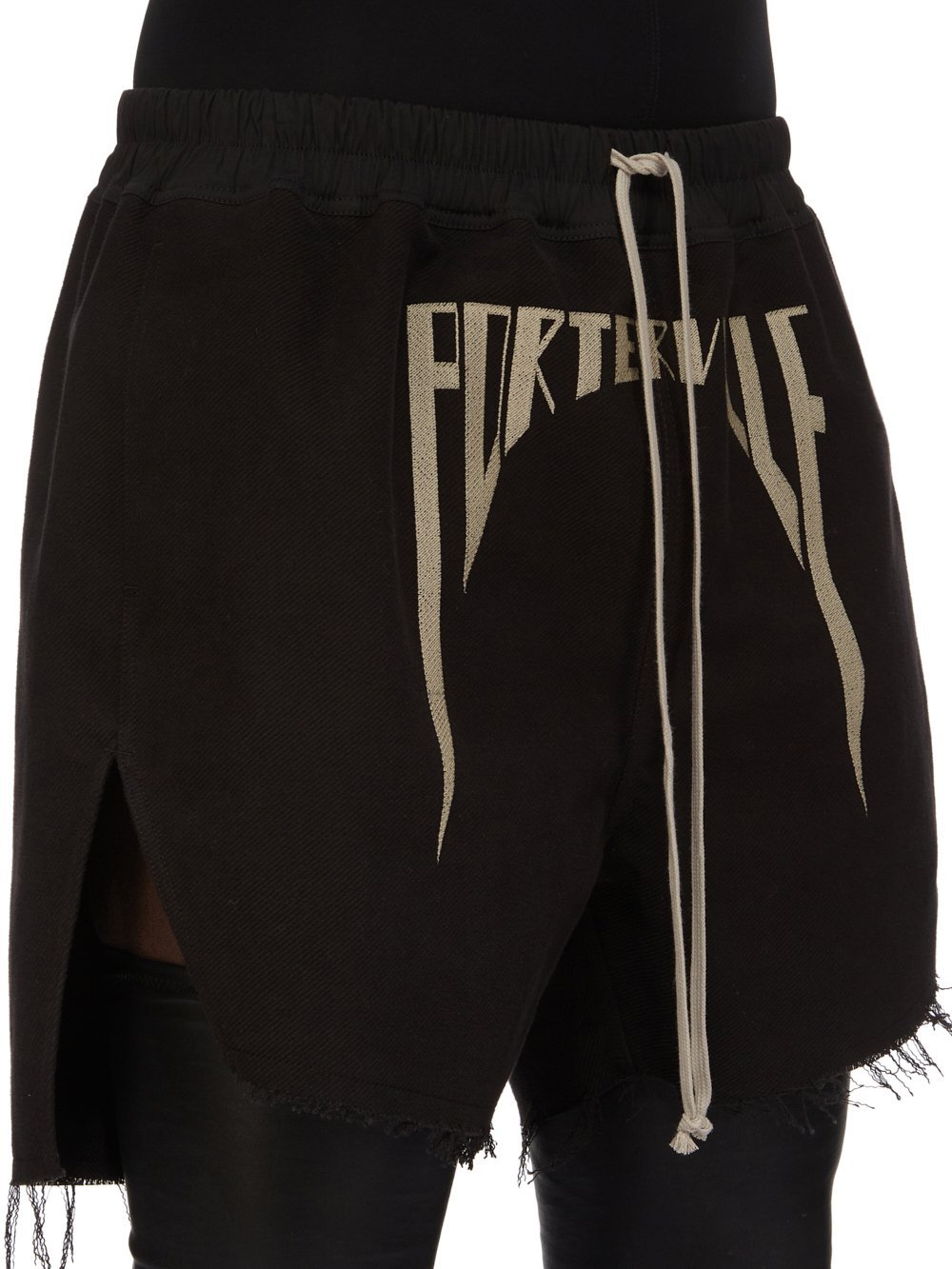 Rick Owens Drawstring Shorts In Black