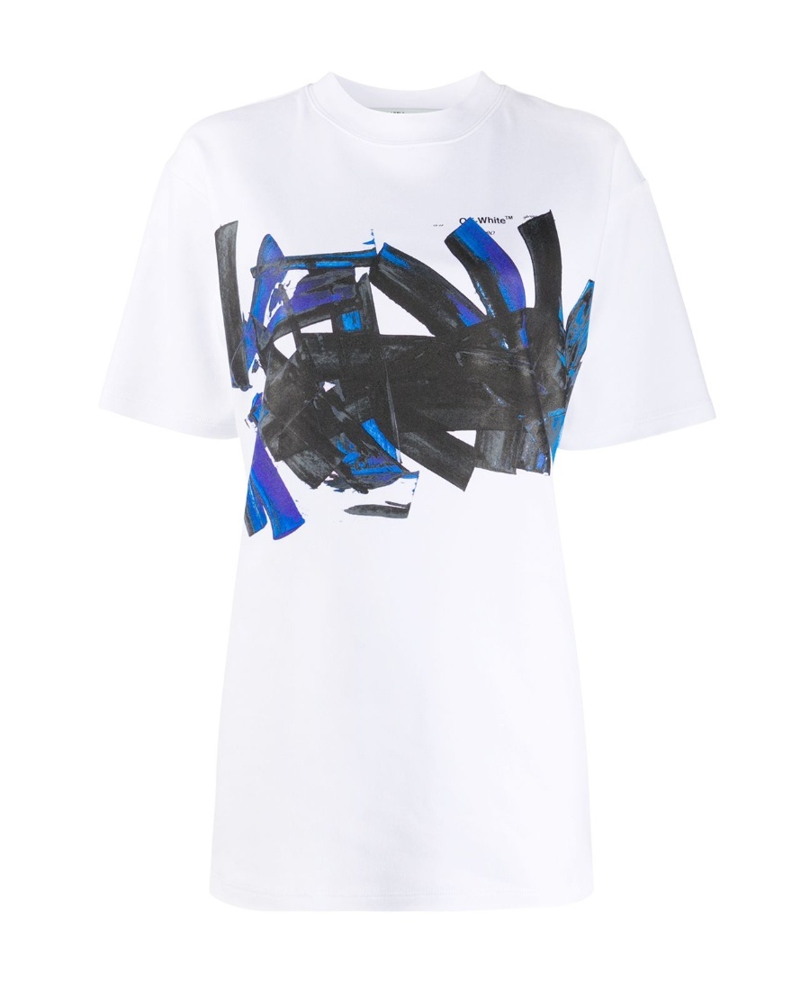 Off-white Tomboy Brush-stroke Print T-shirt In White