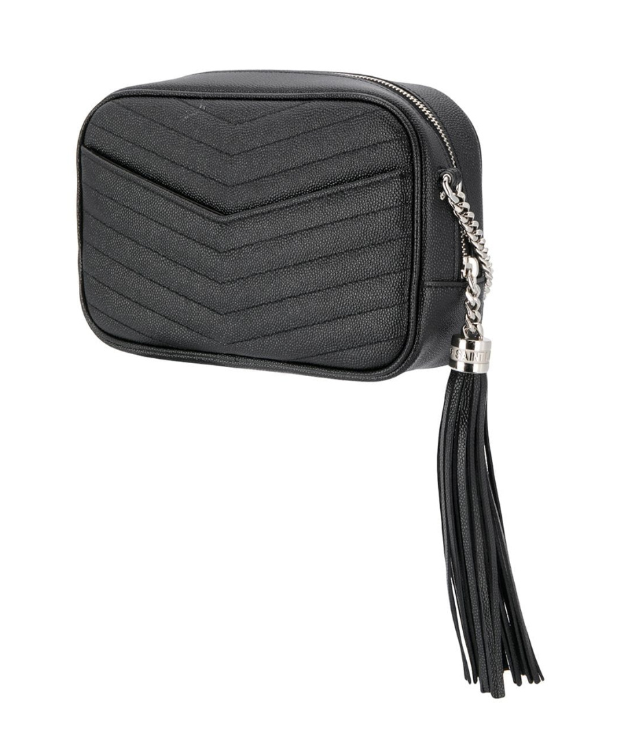 Saint Laurent Mini Lou Bag In Black