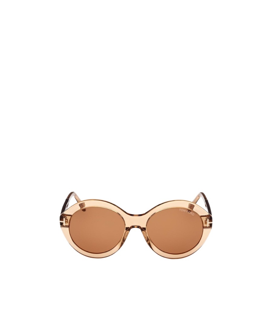 Tom Ford Eyewear Round-frame Sunglasses In Gold