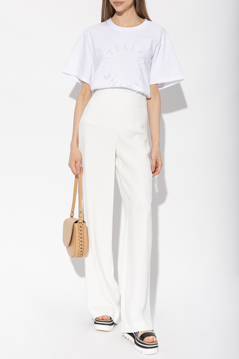 Stella Mccartney T-shirt  Woman Color White In White