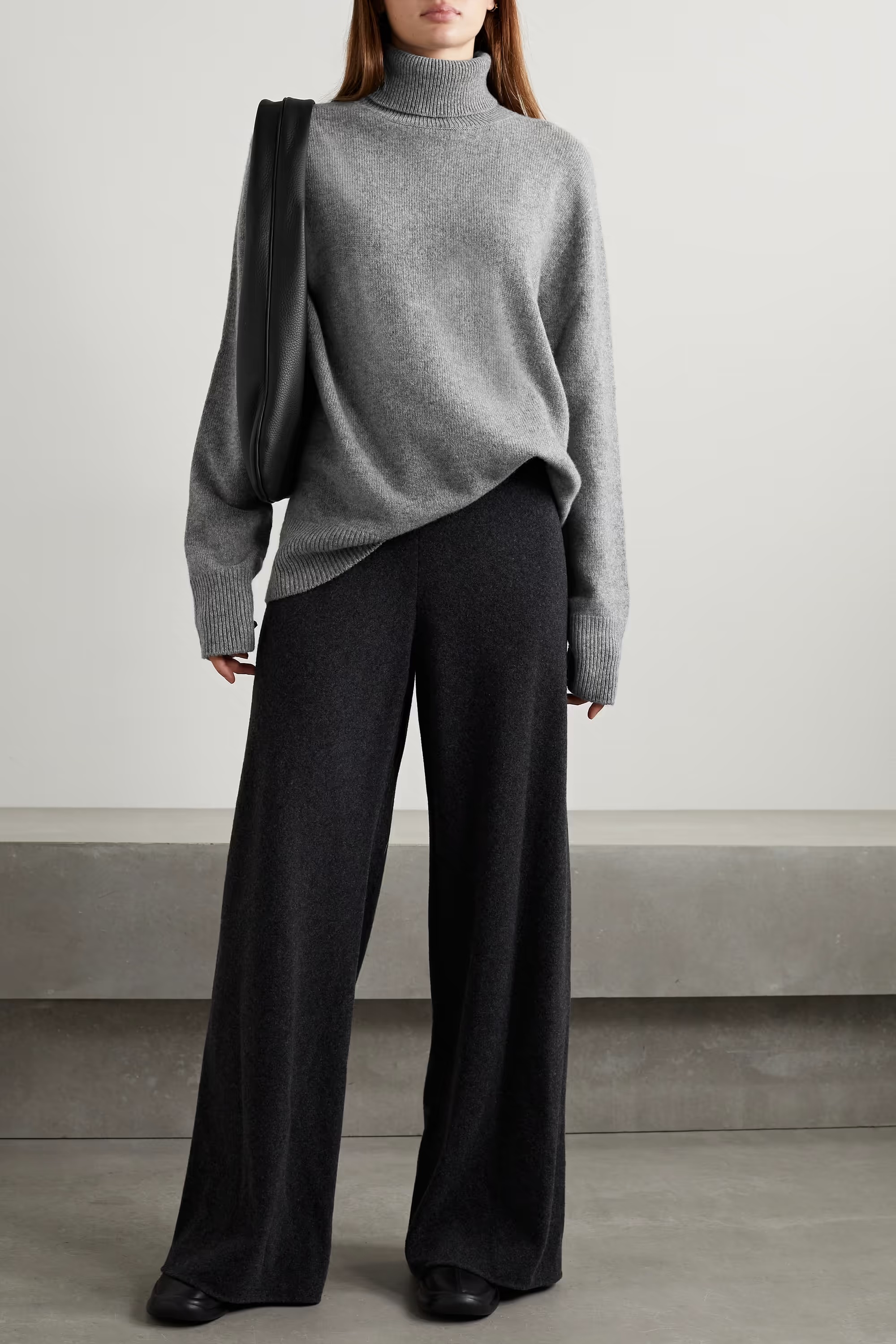 The Row Roll-neck Long Jumper In Gray