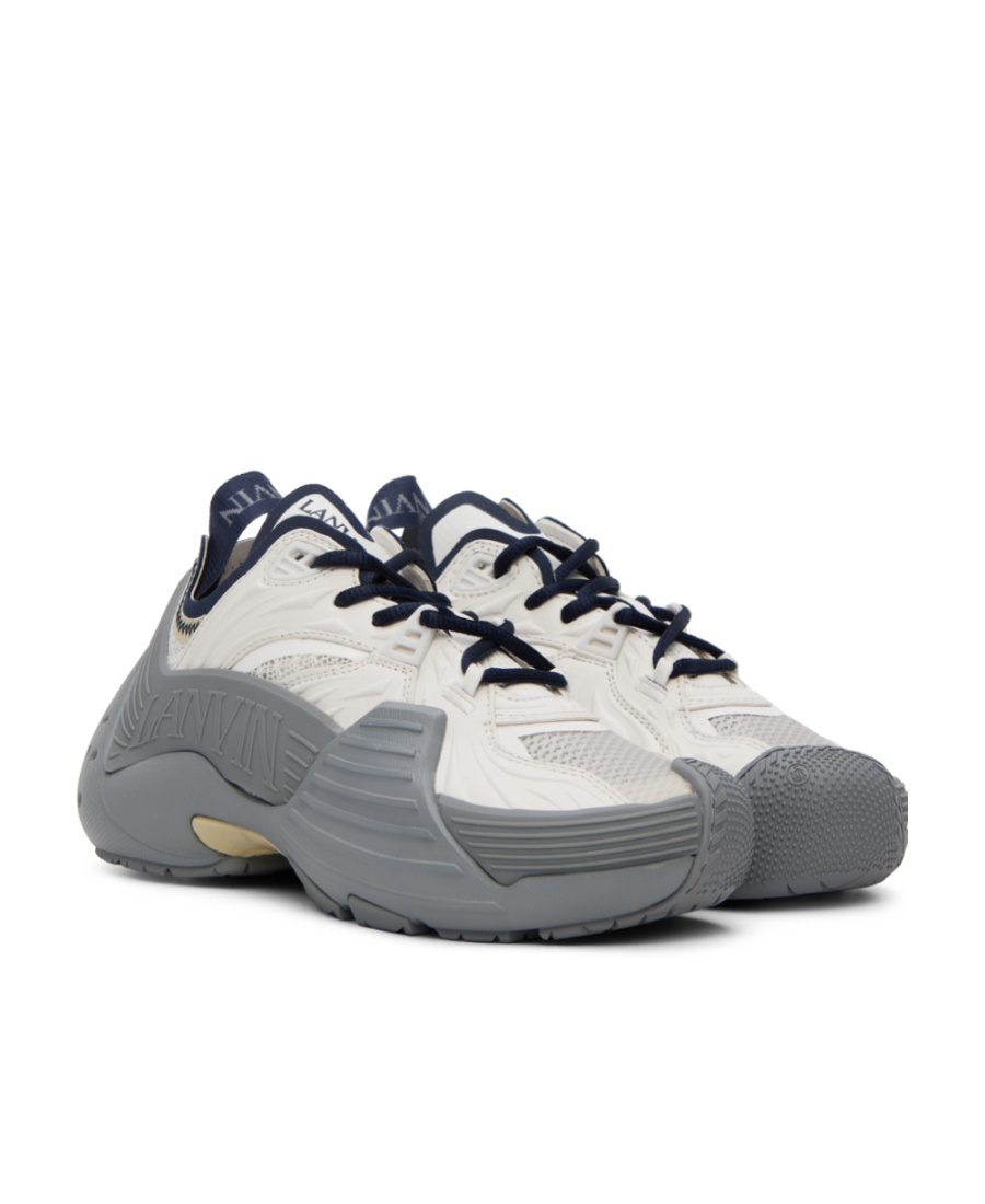 Lanvin Flash-x Low-top Casual Sneakers In Gray