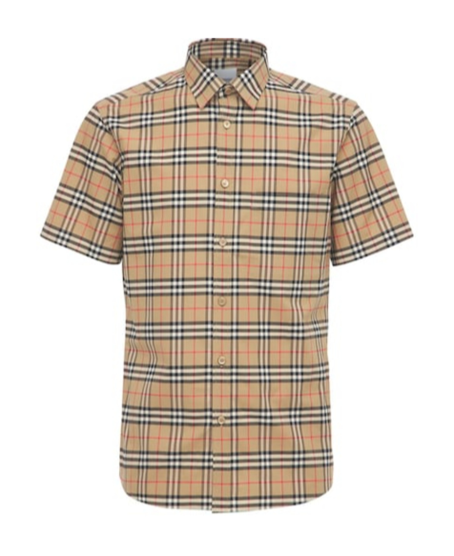 Burberry Plaid Short-sleeved Shirt