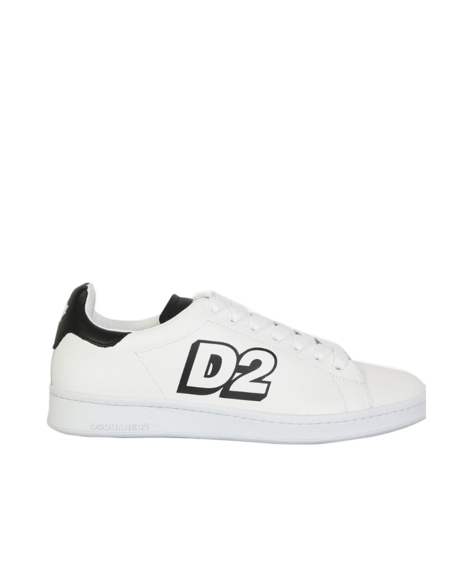 Shop Dsquared2 Logo Low Upper Board Shoes In White