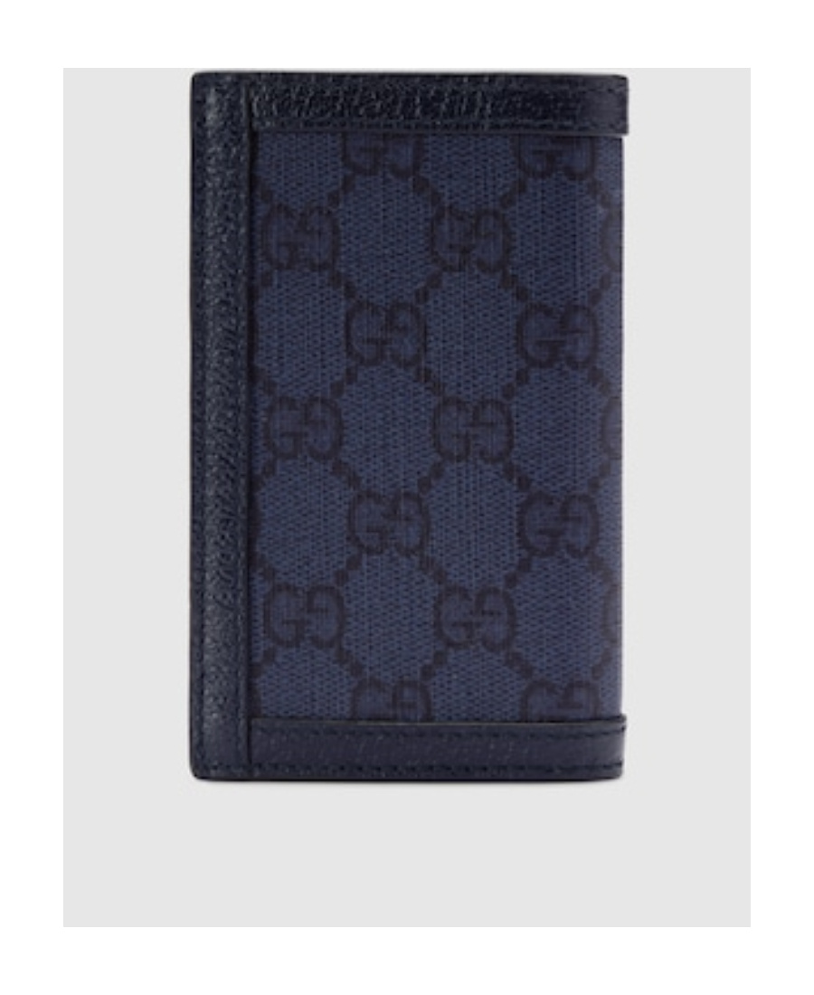 Gucci Ophidia Long Card Case In Blue