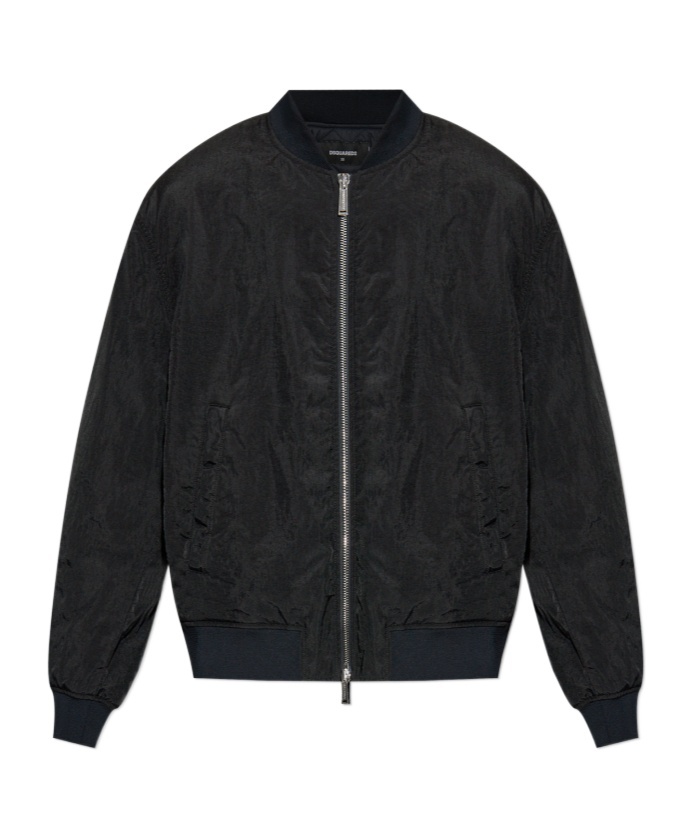 Dsquared2 Long Sleeve Casual Jacket In Black