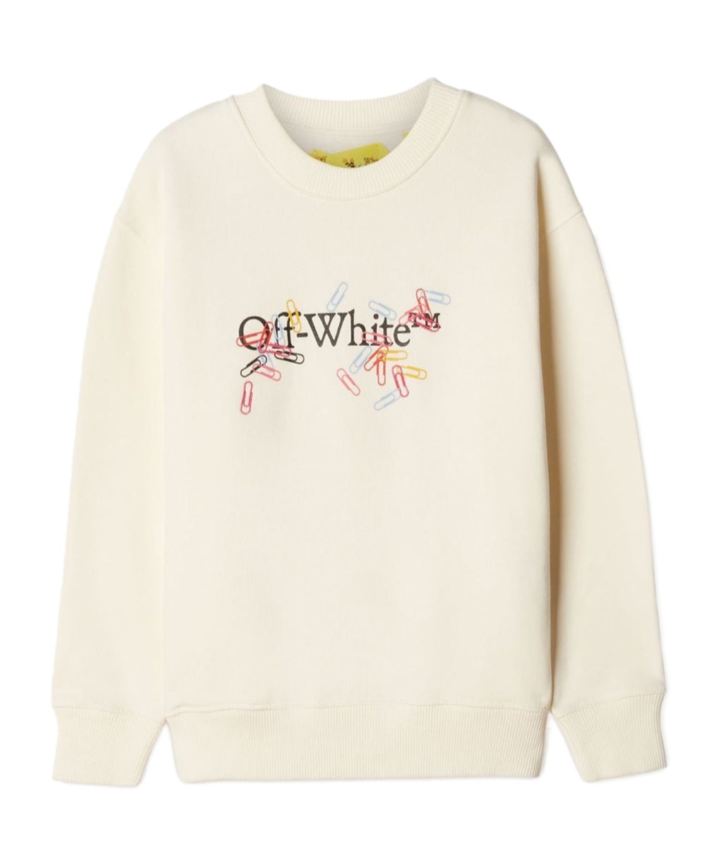 Off-white Long-sleeved Sweater In White