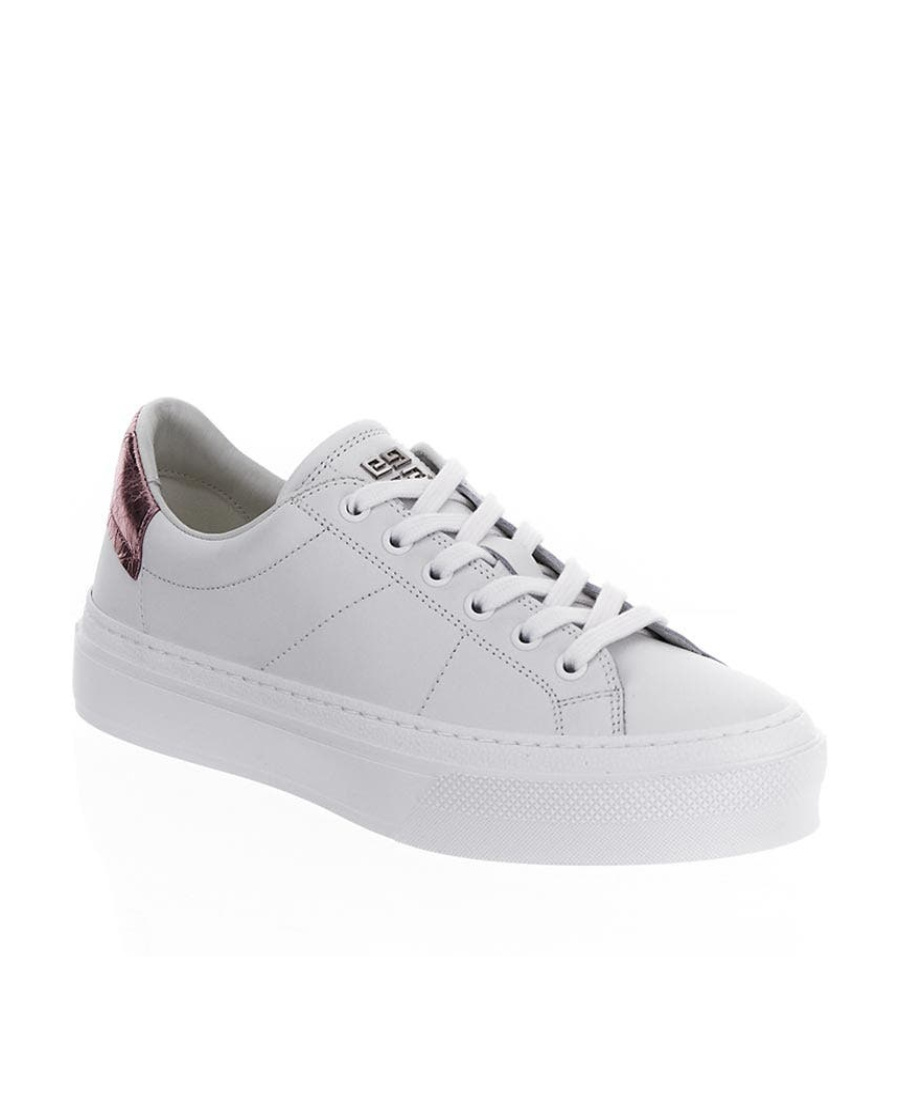Givenchy Low-top Lace-up Sneakers In White