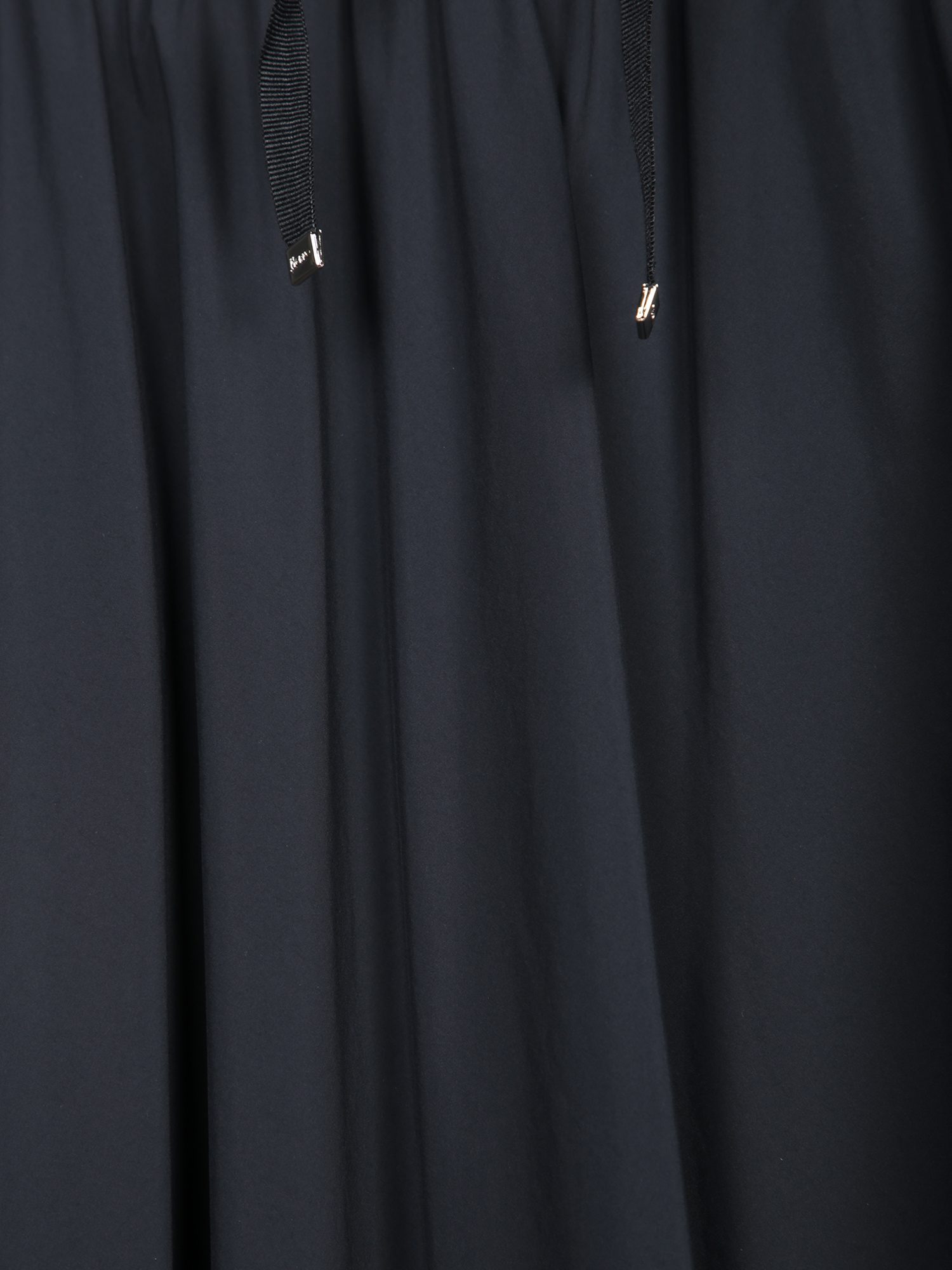 Shop Herno Drawstring Skirt In Black