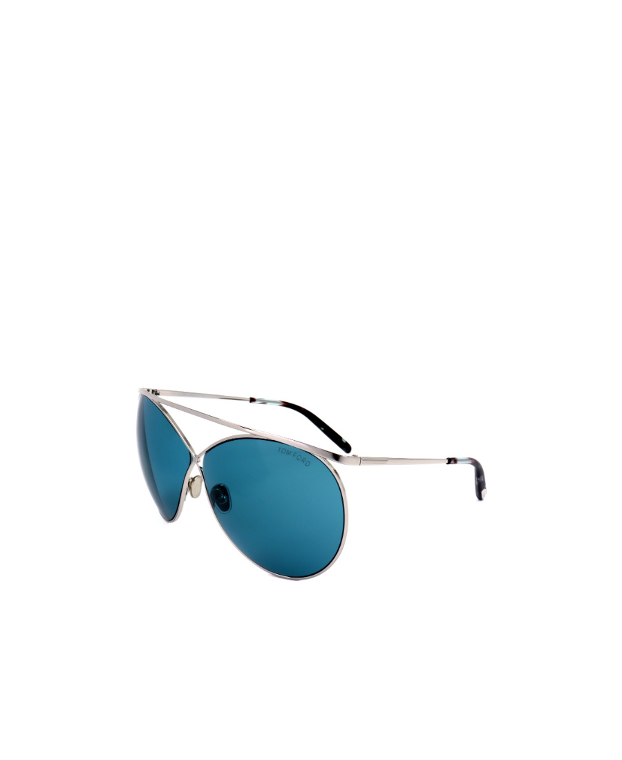 Tom Ford Logo Sunglasses In Blue
