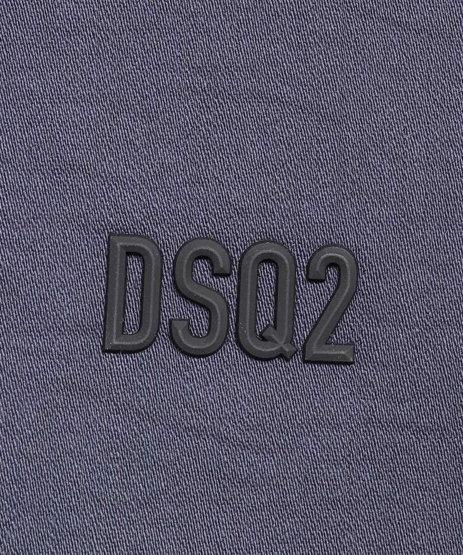 Dsquared2 Logo-rubberised Sweatshirt In Black