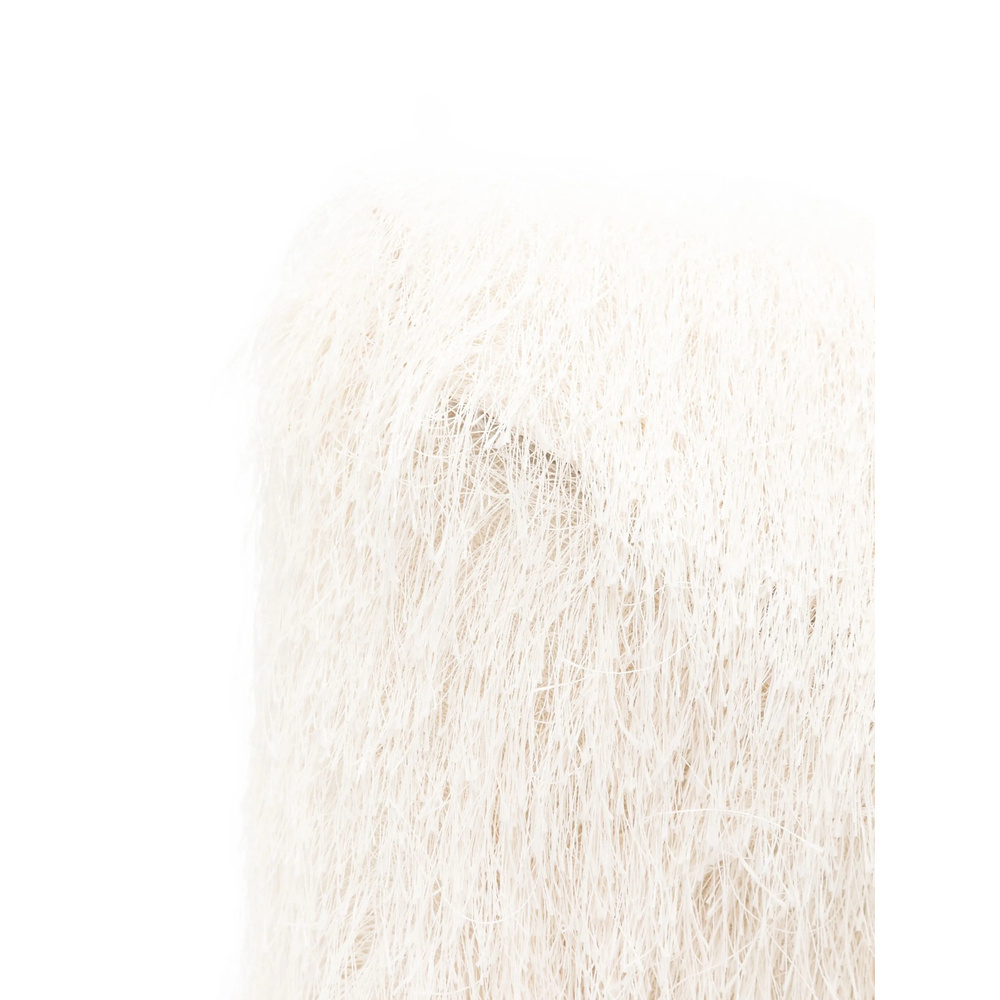 Dries Van Noten Flap Shoulder Bag In White