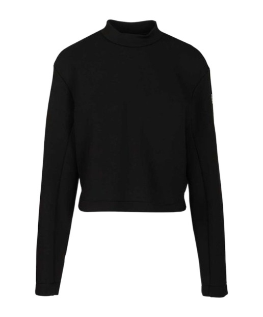 Moncler X Ee72 By Edward Enninful Logo Patch Crewneck Sweatshirt In Black